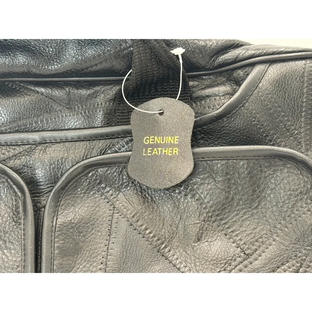 Rampage Sportfishing Yachts Genuine Leather Duffel Bag w/ Strap 19x13